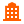  Icono naranja de un hotel.